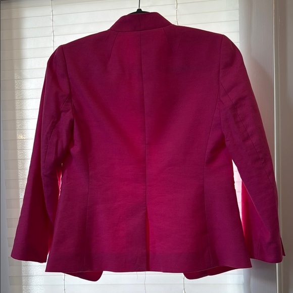NWT- J. Crew Pink Blazer Vibrant Open Front Jacket - Picture 2 of 5